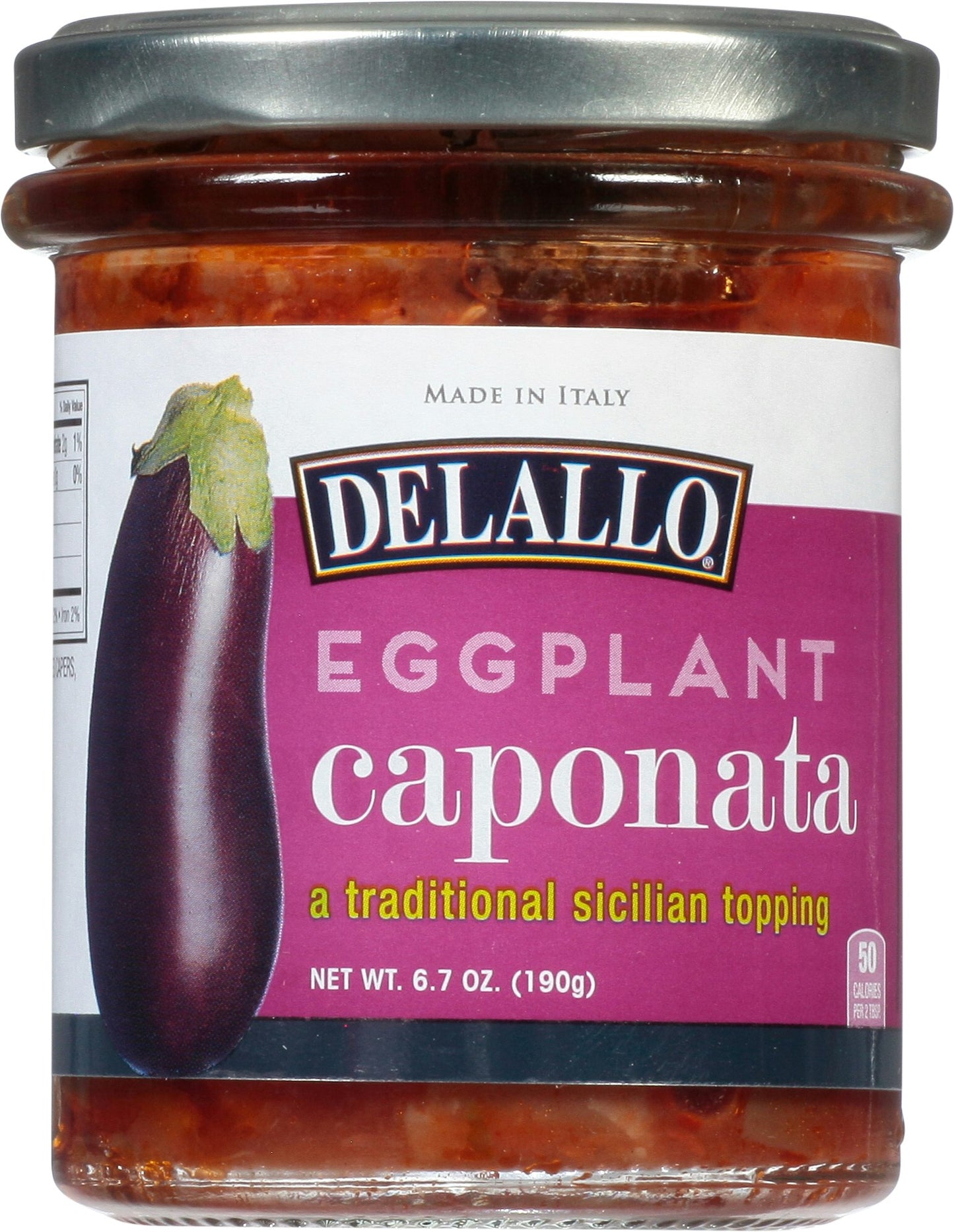 Delallo Eggplant Capnata 6.7 Oz Pack of 6