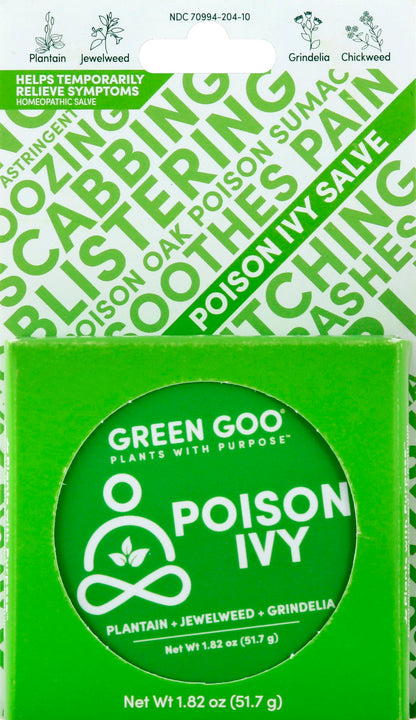 Green Goo Salve Poison Ivy Tin Large 1.82 Oz Pack of 3