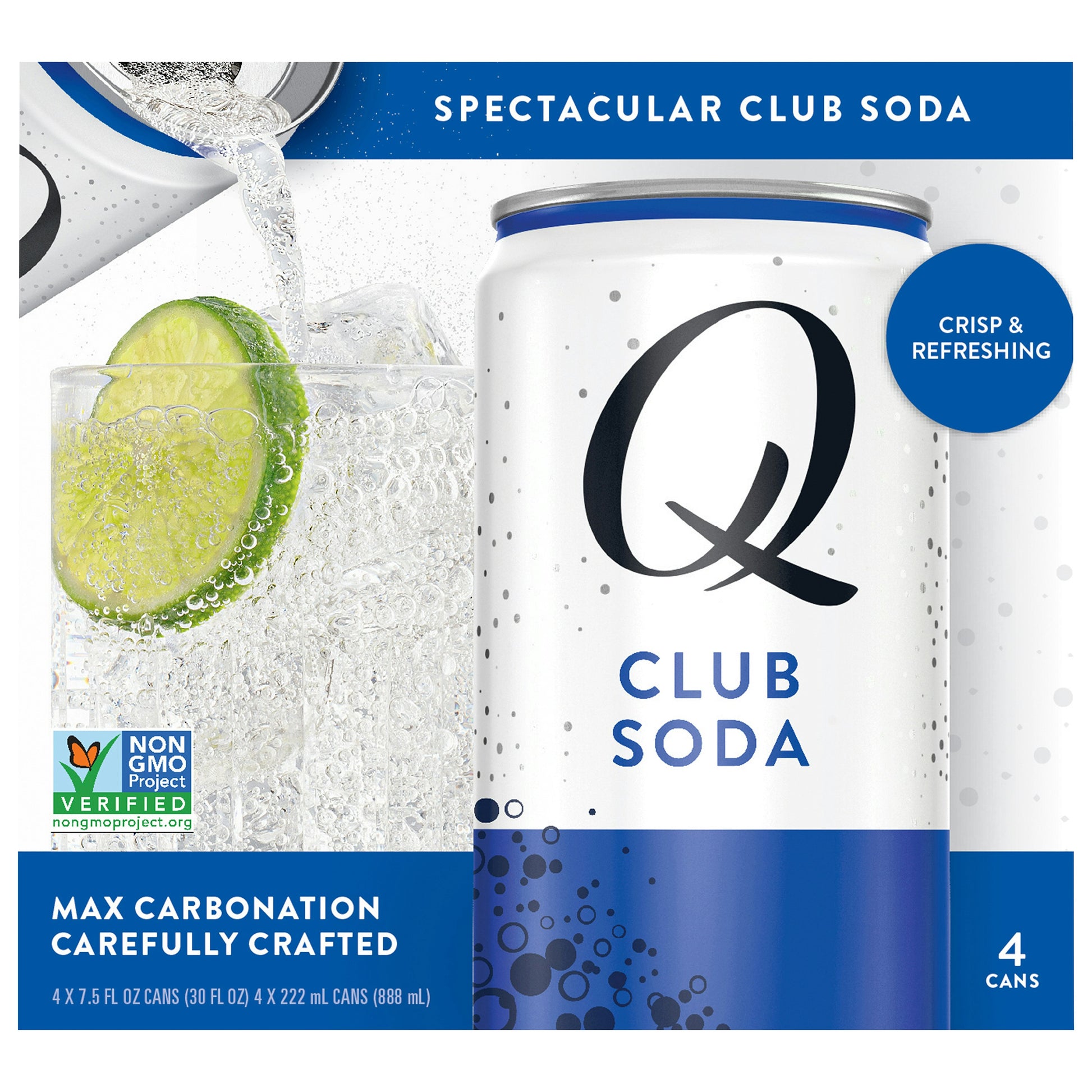 Q Tonic Club Soda 30 FO (Pack of 6)