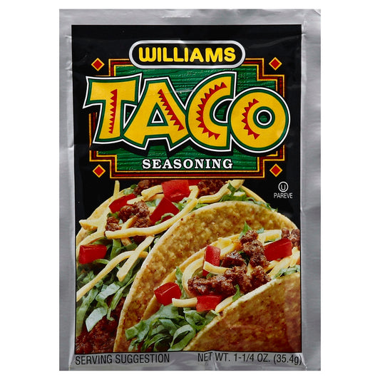 Williams Seasoning Taco 1.25 oz (Pack of 24)