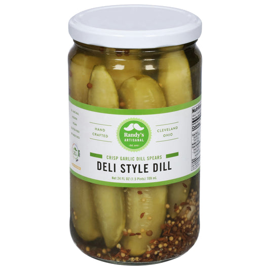 Randys Pickles Pickles Deli Style Dill 24 Oz (Pack of 6)