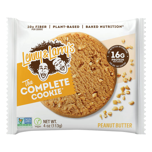 Lenny & Larrys Cookie Peanut Butter Complete 4 oz (Pack of 12)
