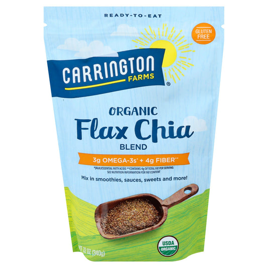 Carrington Farms Flax Chia Blend 12 oz (Pack Of 6)