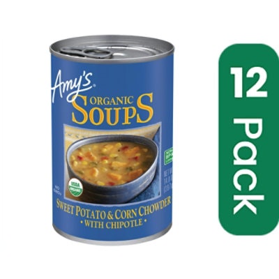 Amy's - Soup Sweet Potato Corn 14 Oz (Pack of 12)