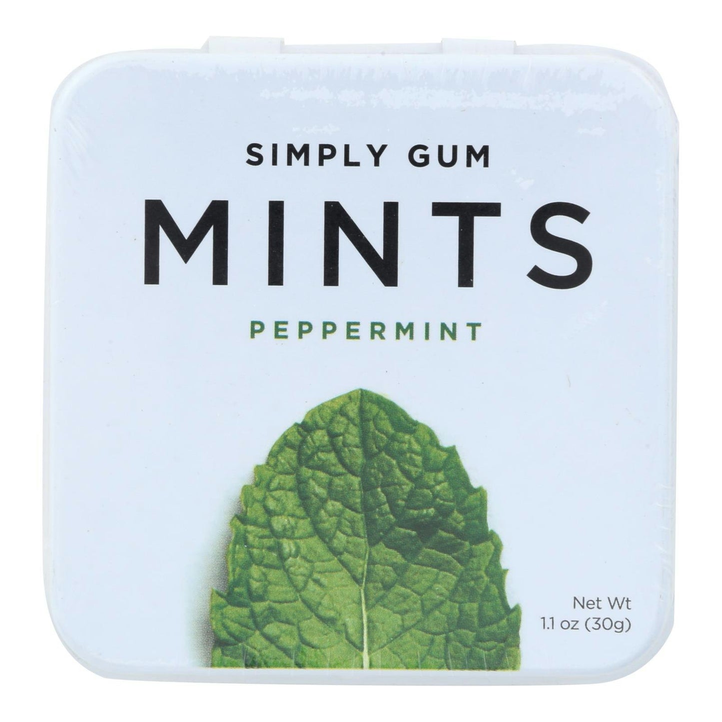 Simply Gum - Mints - Peppermint 30 Count (Pack of 6)