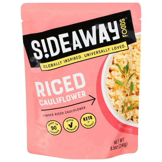 Sideaway Foods Entree Riced Cauliflower 8.5 oz (Pack of 6)