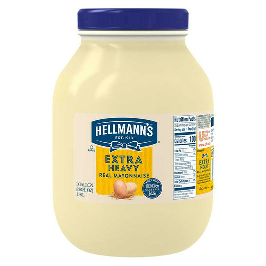 Hellmann's Extra Heavy Mayonnaise Jar - 1 gallon (Pack of 4)