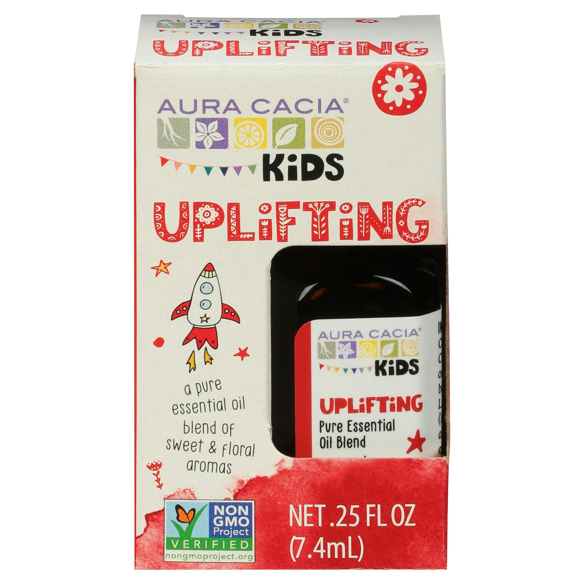 Aura Cacia Oil Essential Kid Uplifting 0.25 Fl oz (Pack of 3)