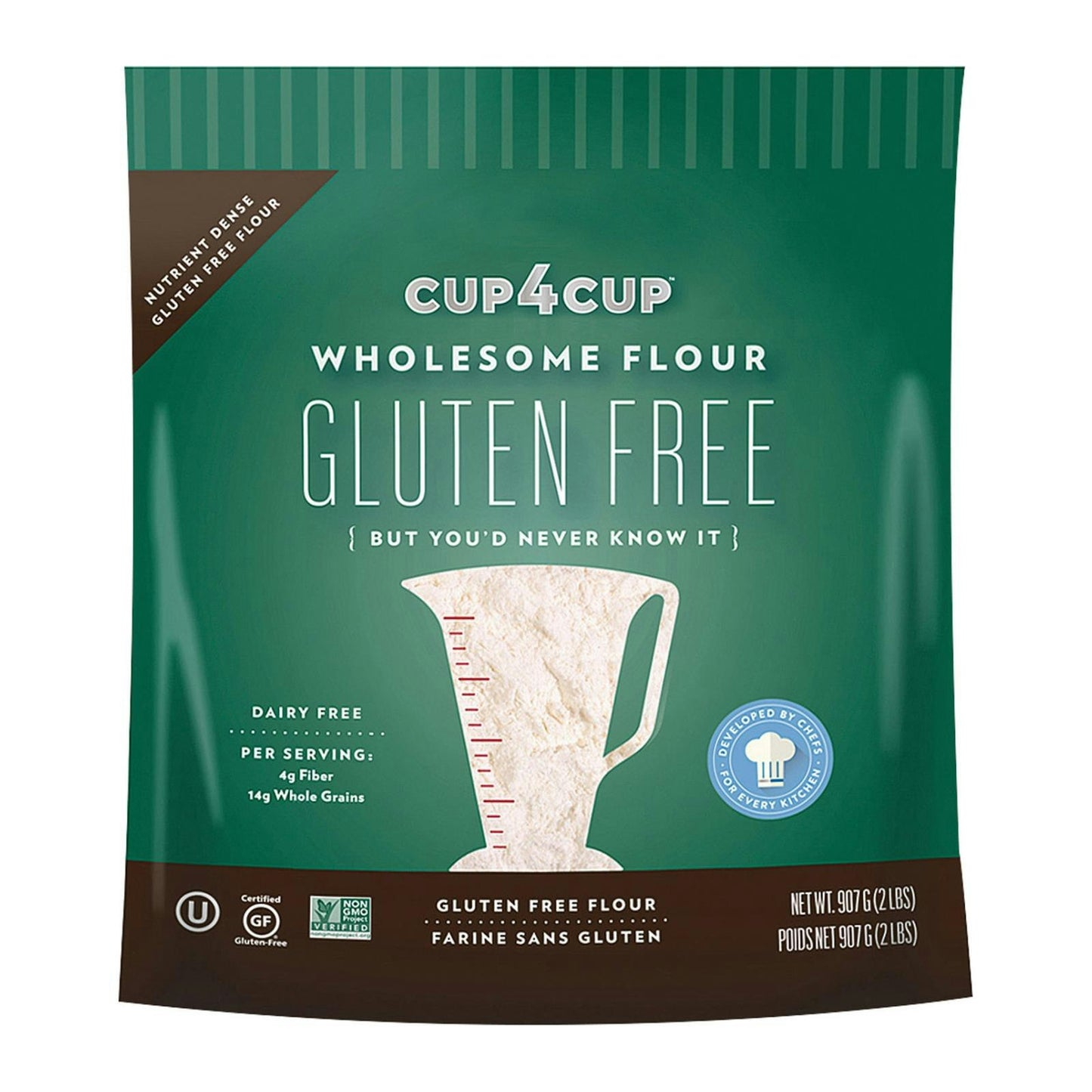 Cup 4 Cup - Wholesome Flour Blend 2 lb (Pack of 6)