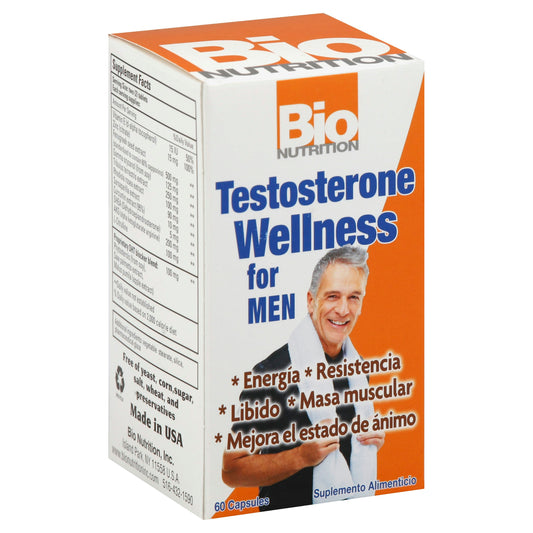 Bio Nutrition Testosterone Wellness 60 Tablets (Pack of 3)