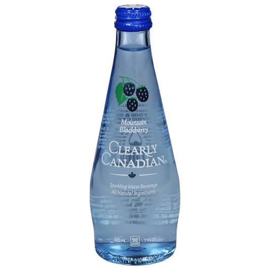 Clearly Canadian Water Sparkling Mountain Blackberry 11 FO (Pack of 12)