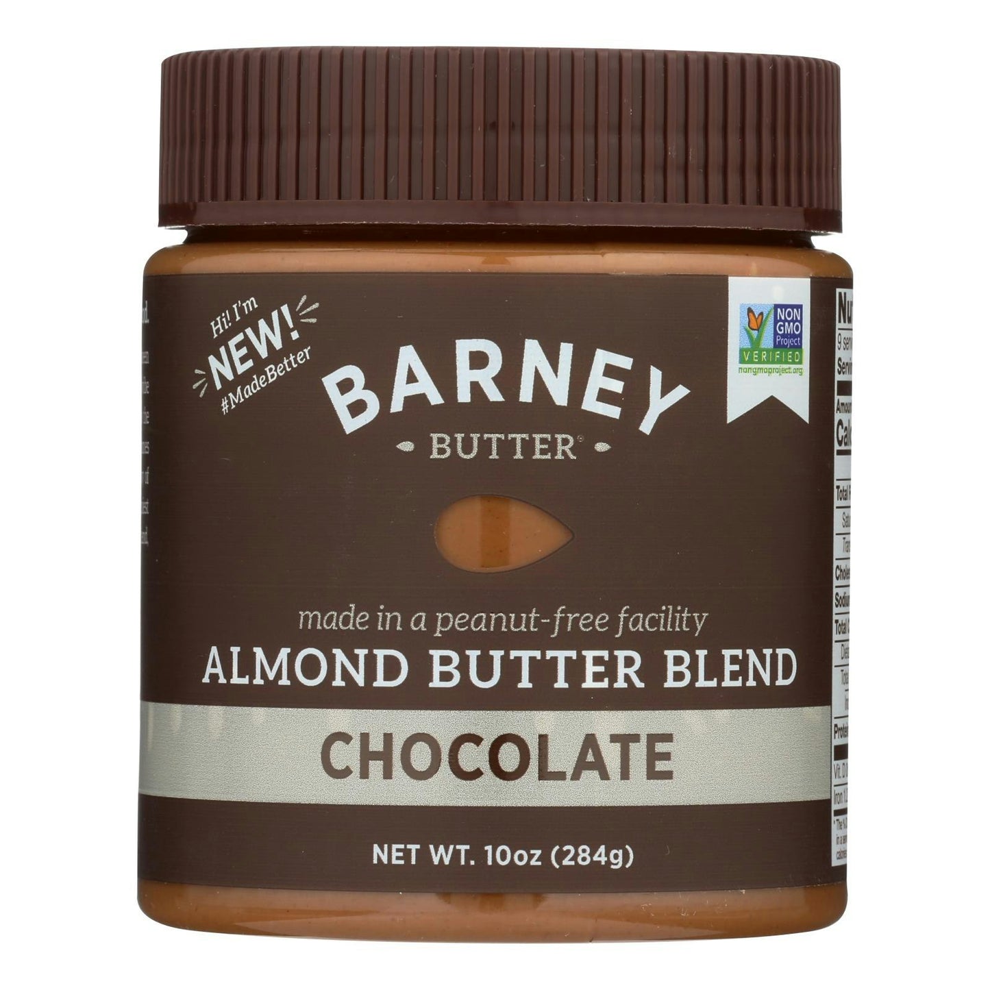 Barney Butter Chocolate Almond Butter Blend 10 oz (Pack of 6)