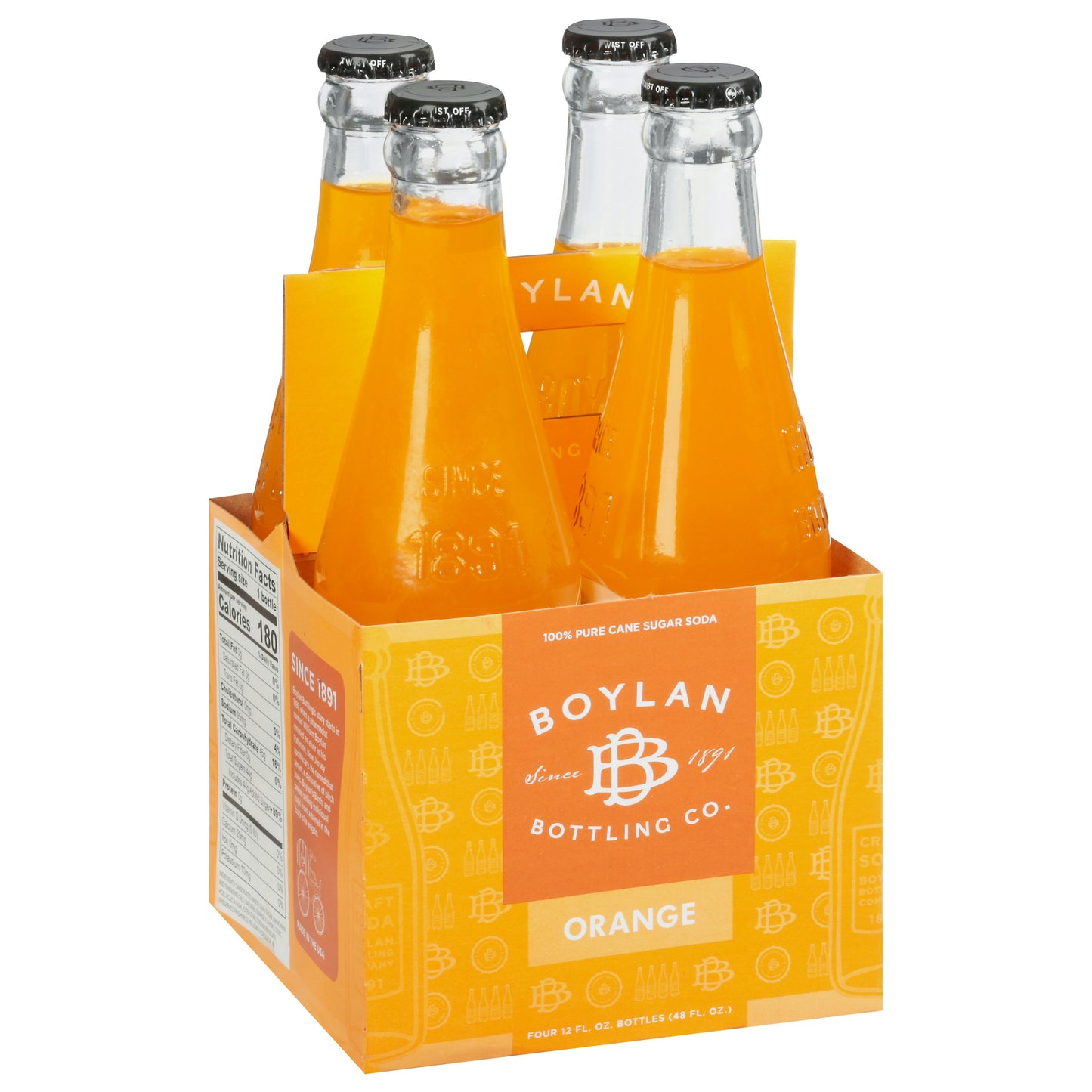 Boylan Soda Orange 48 Fo Pack of 6