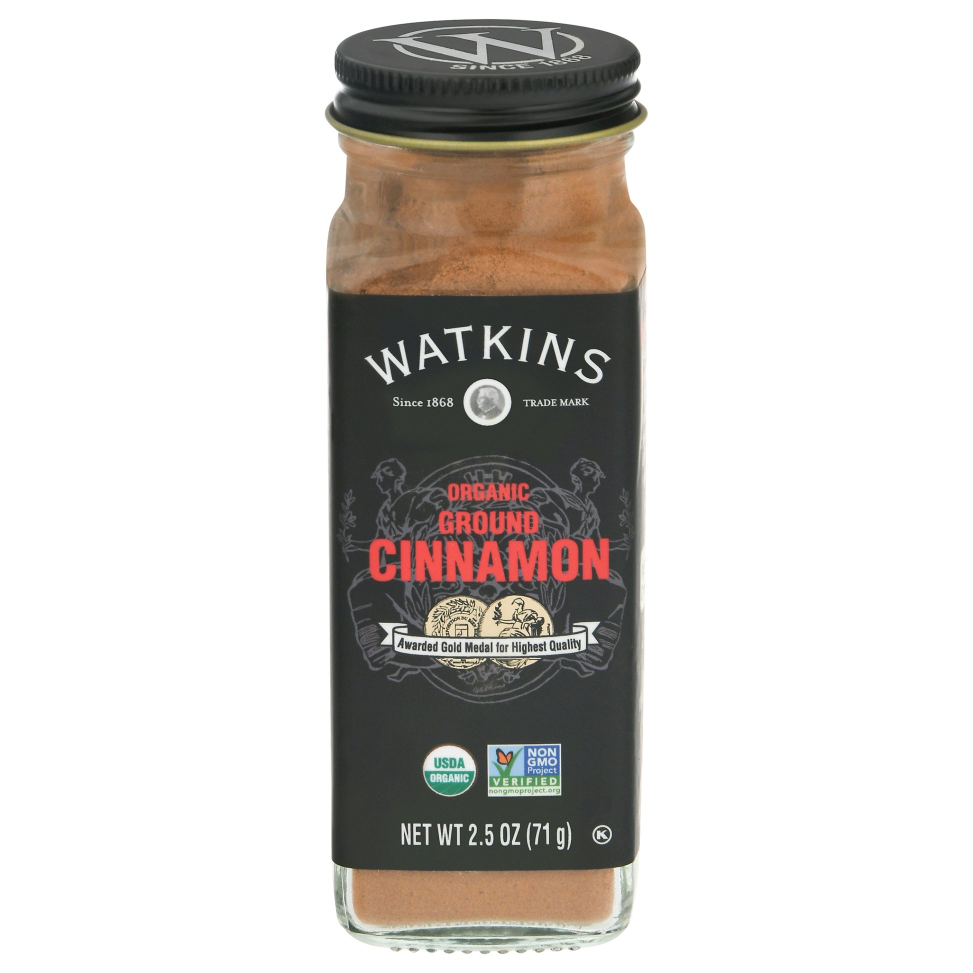 Watkins Seasoning Cinnamon Ground Organic 2.5 oz (Pack of 3)