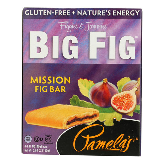 Pamela's Products - Gluten-Free Big Fig Bar - Mission Fig 5.64 oz (Pack of 8)