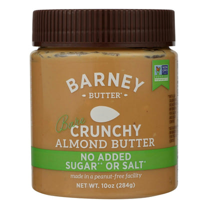 Barney Butter Almond Butter - Bare Crunchy 10 oz (Pack of 6)