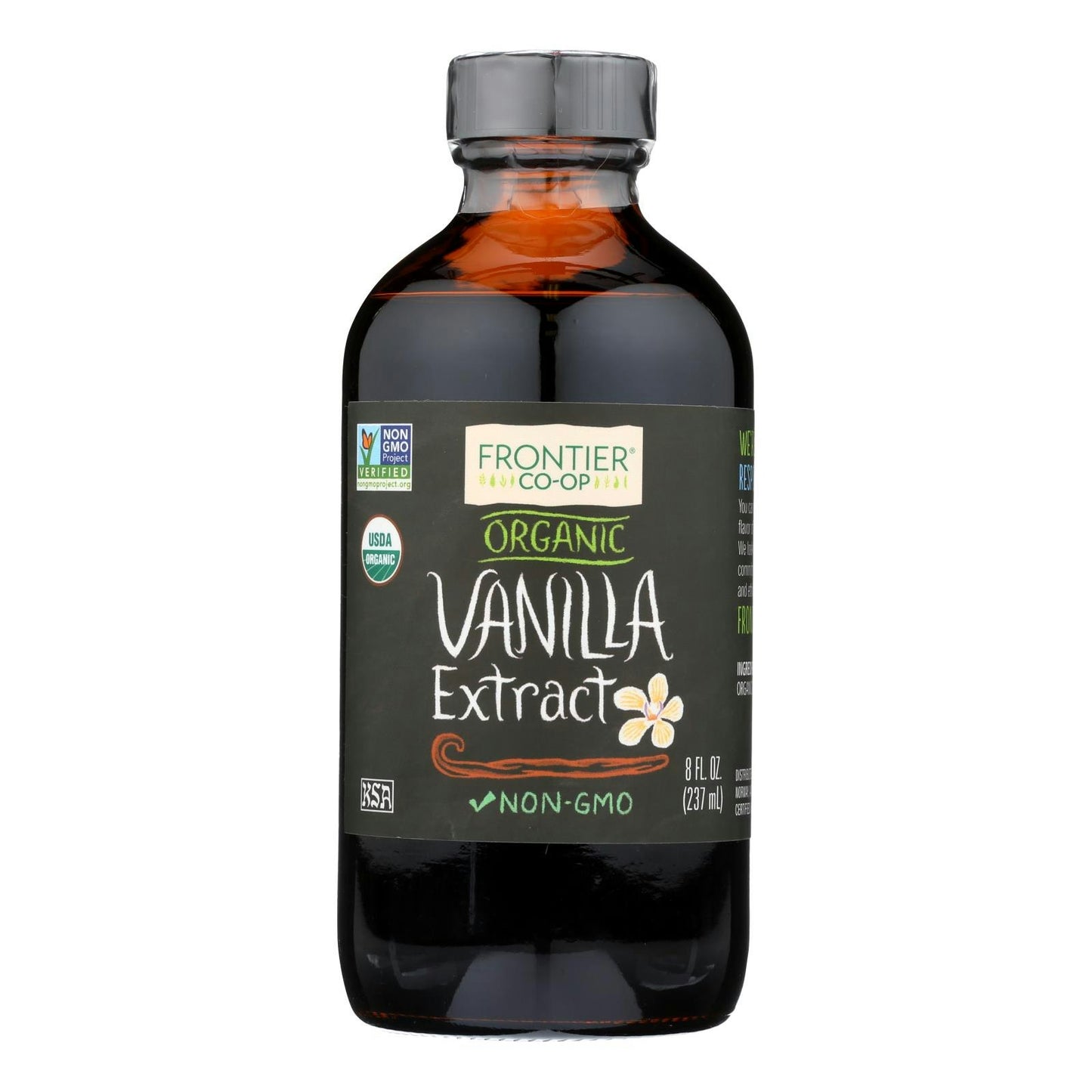 Frontier Co op Herb Vanilla Extract Organic 8 Oz Pack of 6