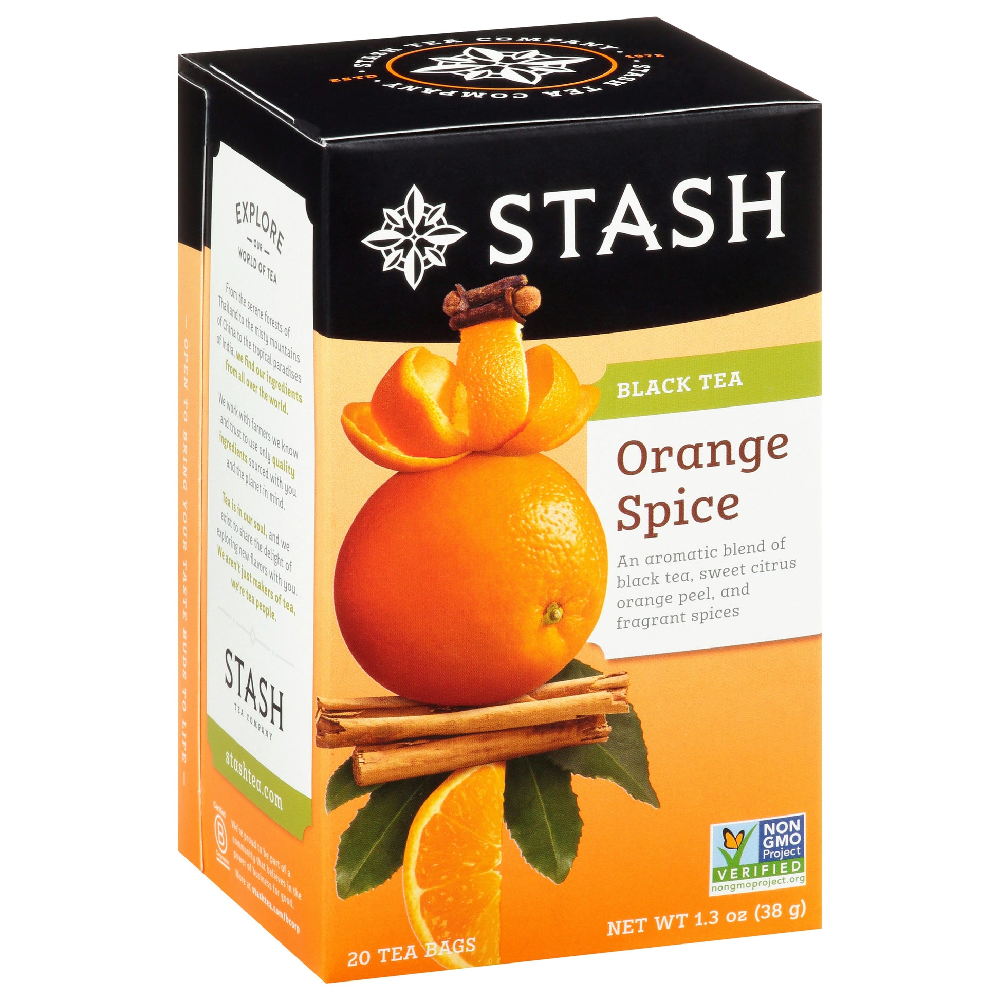 Stash Tea Tea Orange Spice 20 Bag (Pack of 6)