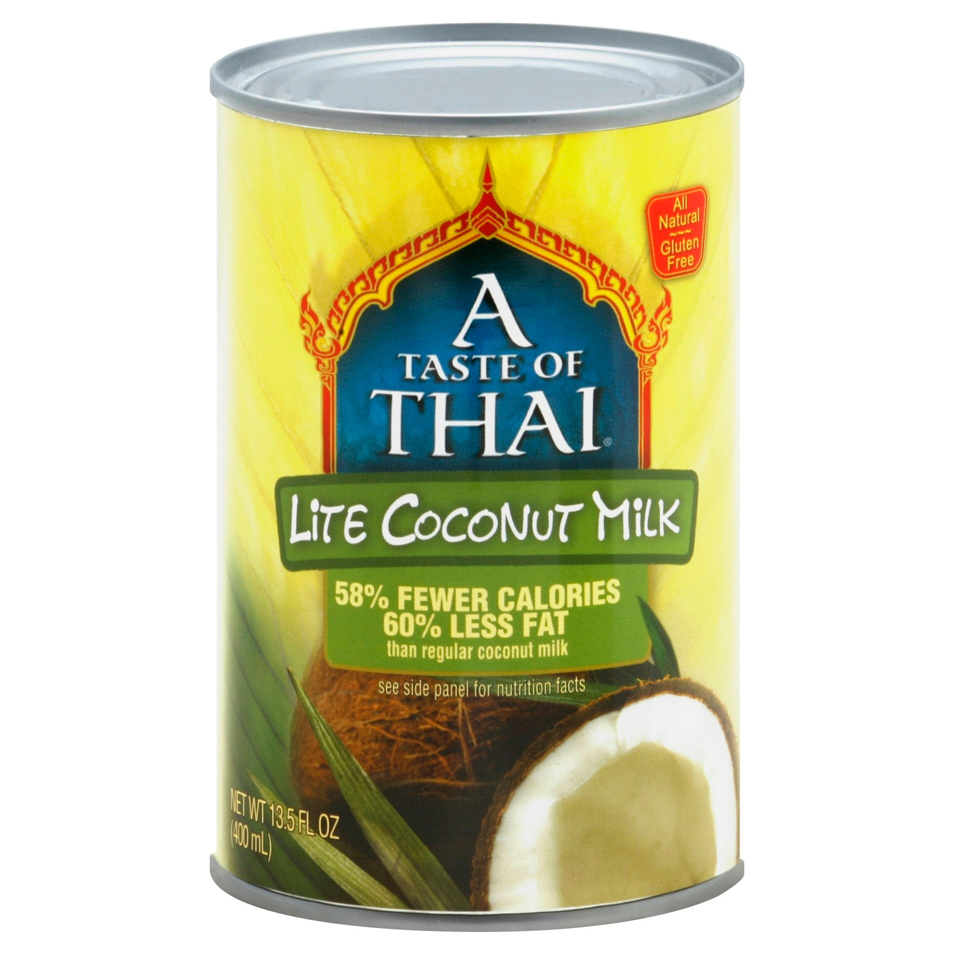 Taste Of Thai Coconut Milk Lite 13.5 Fo Pack of 6