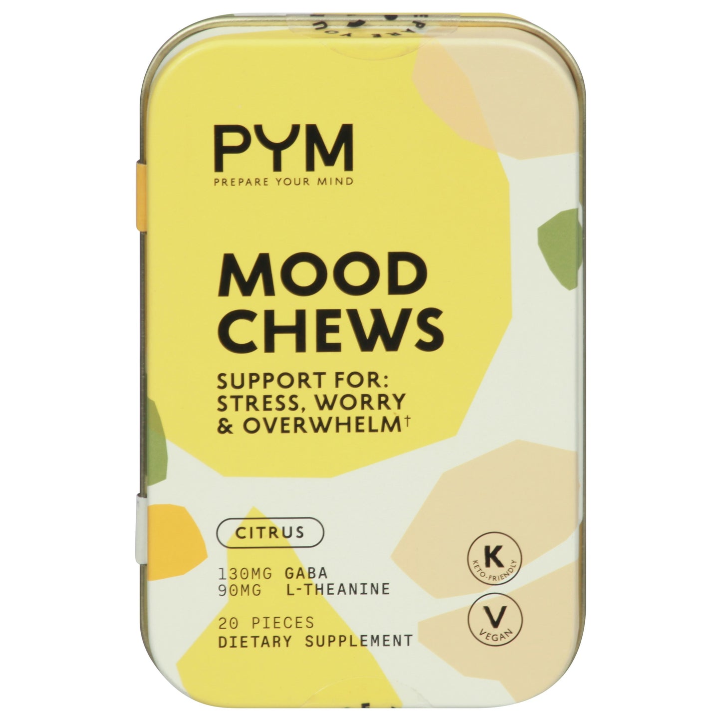 Pym Mood Chew Citrus 20 Pieces (Pack of 8)