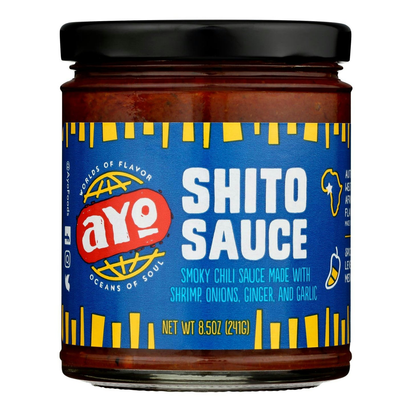 Ayo Foods - Sauce Shito 8.5 oz (Pack of 6)