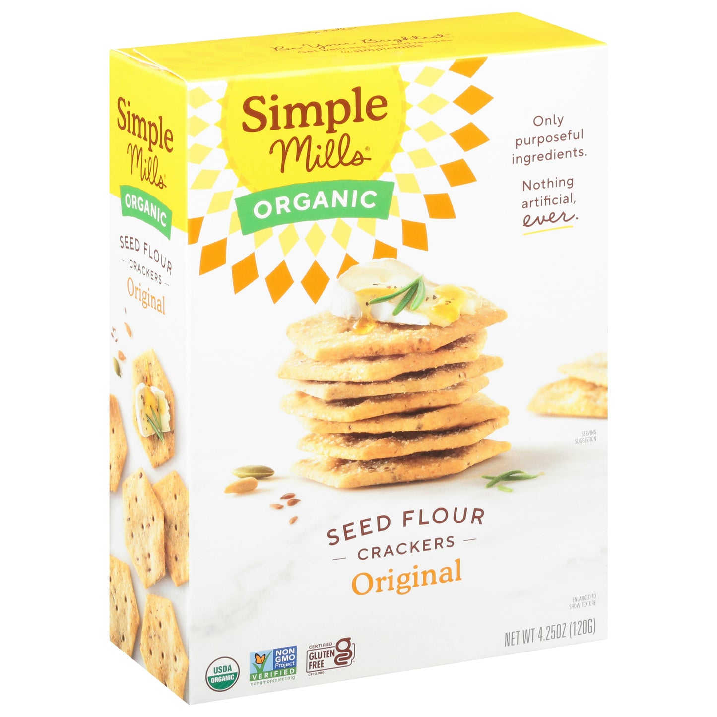 Simple Mills Cracker Seed Original 4.25 oz (Pack of 6)