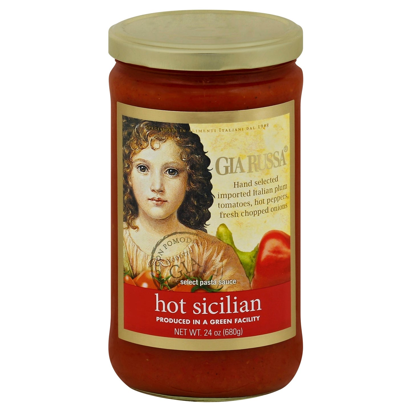 Gia Russa Sauce Sicilian Hot 24 oz (Pack Of 6)