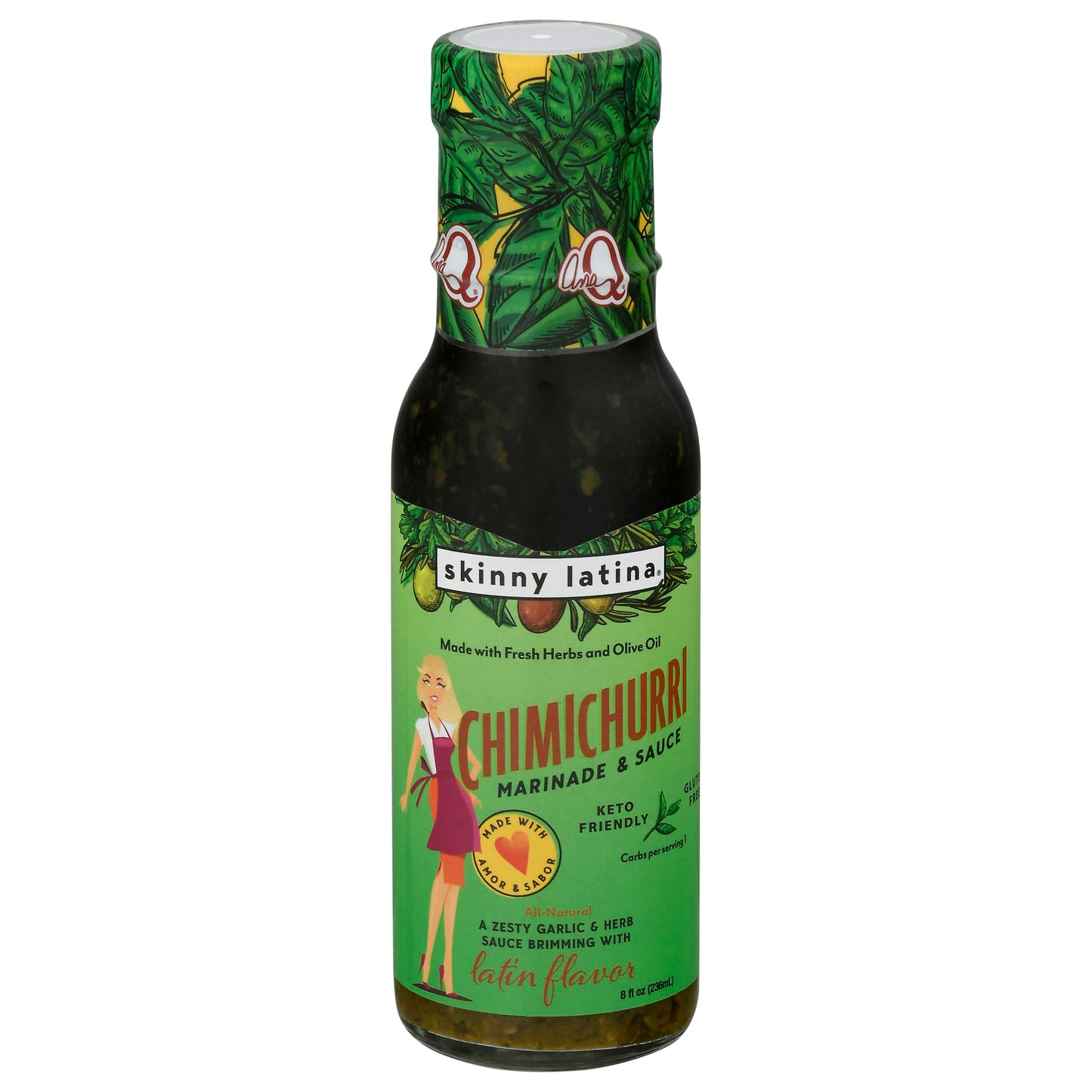 Skinny Latina Sauce Chimichurri Marinade 8 Oz (Pack of 6)