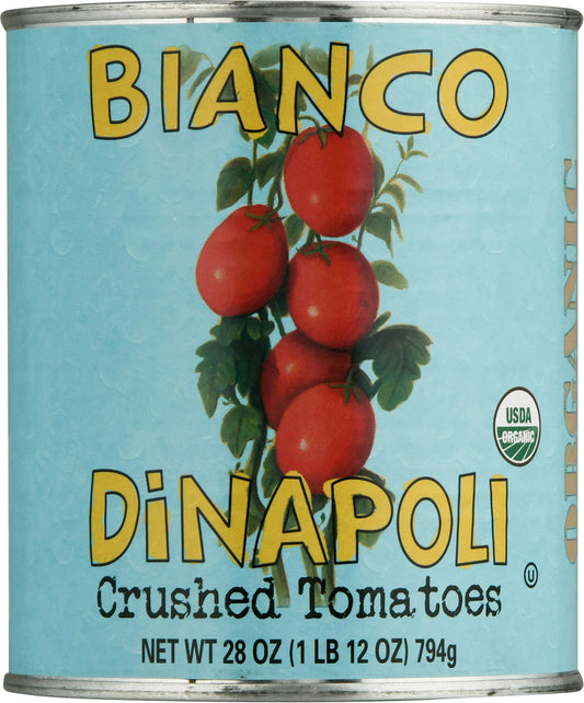 Bianco Di Napoli Tomatoes Crushed Puree Organic 28 Oz Pack of 6