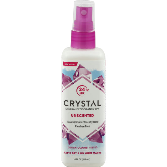 Crystal Body Deodorant Deodorant Spray Body 4 oz (Pack of 3)