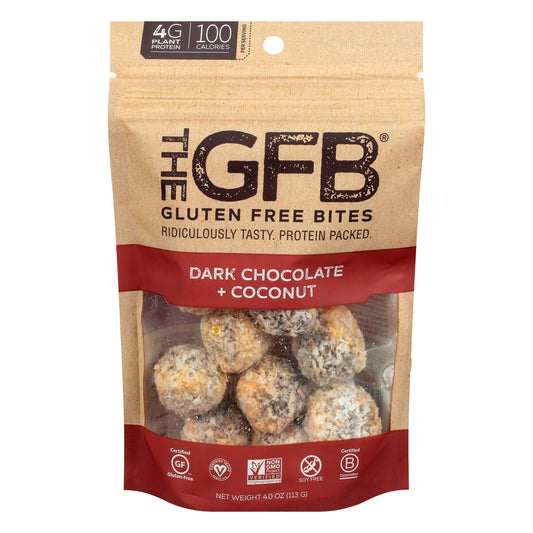 The GFB Bites Dark Chocolate Coconut 4 oz (Pack of 6)