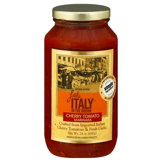 Little Italy In The Bronx Sauce Cherry Tomato 24 oz (Pack of 6)