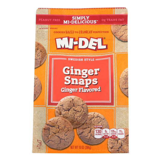 MI DEL Simply Mi Delicious Cookies Swedish Style Ginger Snaps 10 Oz Pack of 8