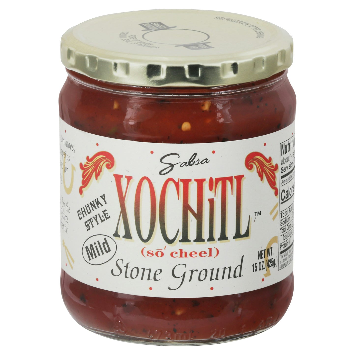 Xochitl Salsa Stone Ground Mild 15 oz (Pack Of 6)