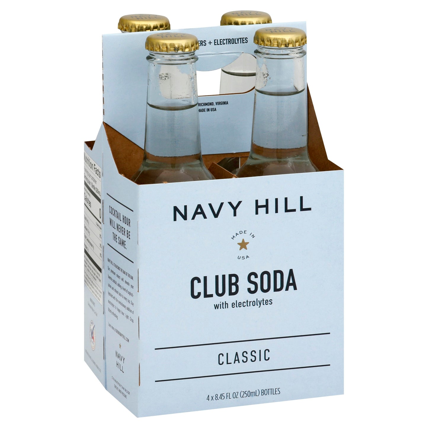 Navy Hill Soda Club 33.8 FO (Pack of 6)