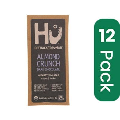 Hu - Dark Chocolate Br Almond Crunch 2.1 oz (Pack of 12)