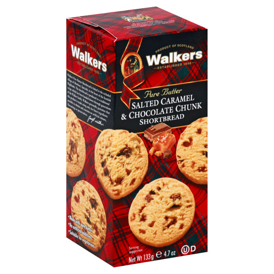 Walkers Shrtbrd Salted Caramel Milk Chocolate 4.7 oz (Pack of 12)