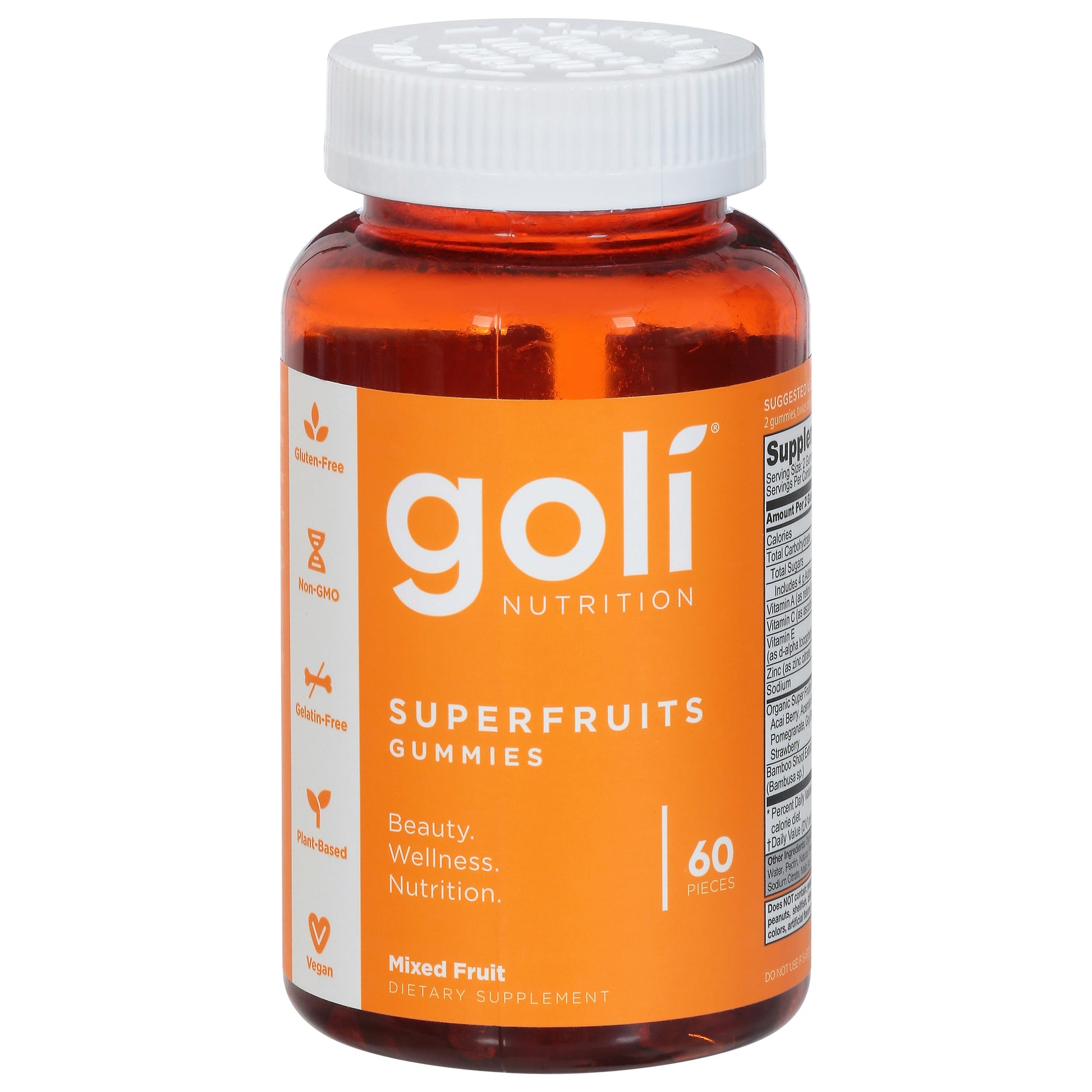 Goli Nutrition Superfood Fruit Gummy 60 Gummies