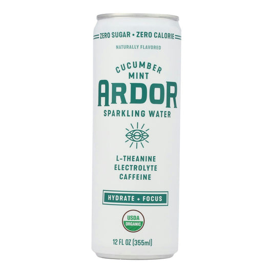 Ardor Sparkling Water - Sparkling Water Cumbr Mint 12 fl. oz (Pack of 12)