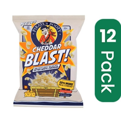 Pirate's Booty - Pirate Booty Cheddar Blast 4 oz (Pack of 12)