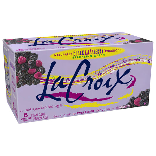 La Croix Water Sparkling Black Raspberry 96 Fo Pack of 3