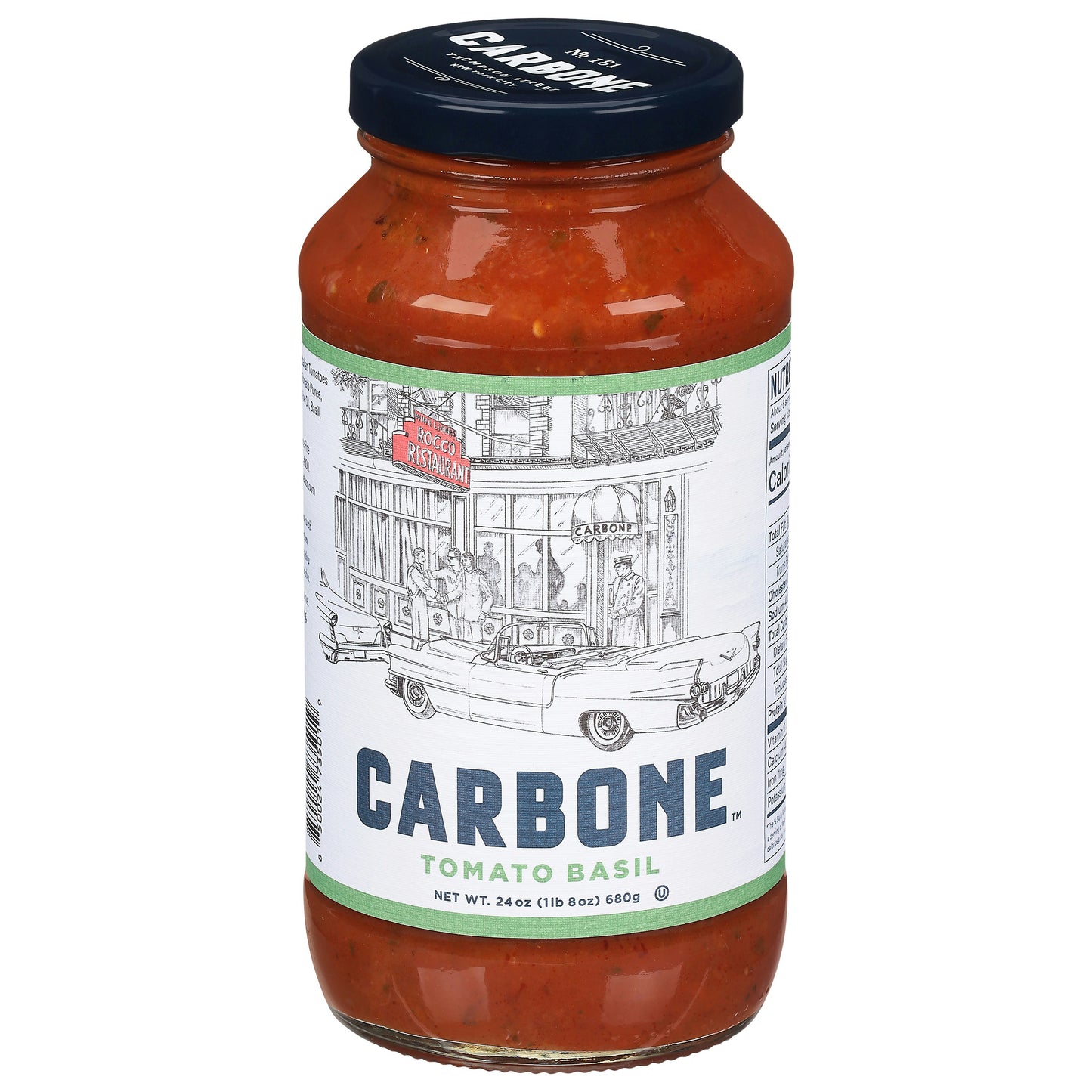 Carbone Sauce Tomato And Basil 24 oz (Pack of 6)