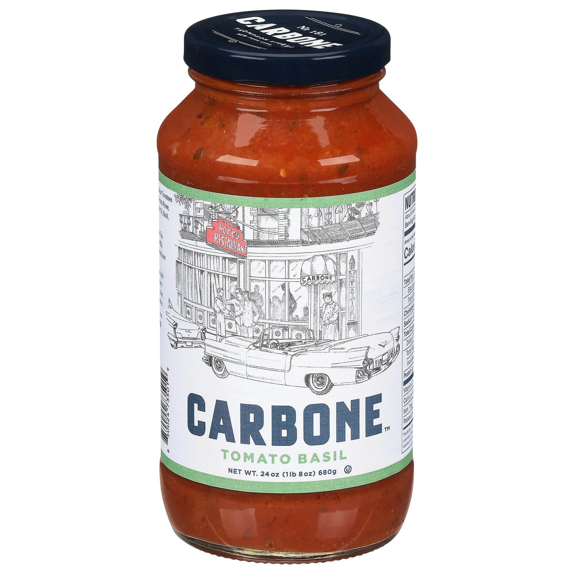 Carbone Sauce Tomato And Basil 24 oz (Pack of 6)