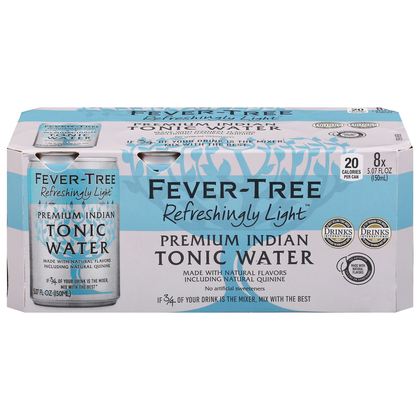 Fever Tree Soda Tonic Water Light 40.56 fl oz (Pack of 3)