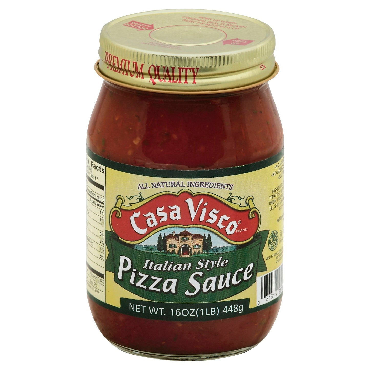 Casa Visco Sauce Pizza 16 oz (Pack Of 6)