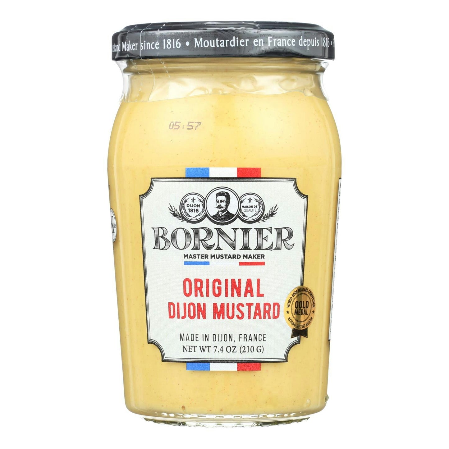 Bornier Mustard Dijon - 7.4 oz (Pack of 6)