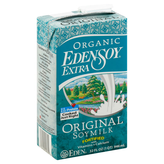 Eden Foods Beverage Edensoy Original Extra 32 Fo Pack of 12