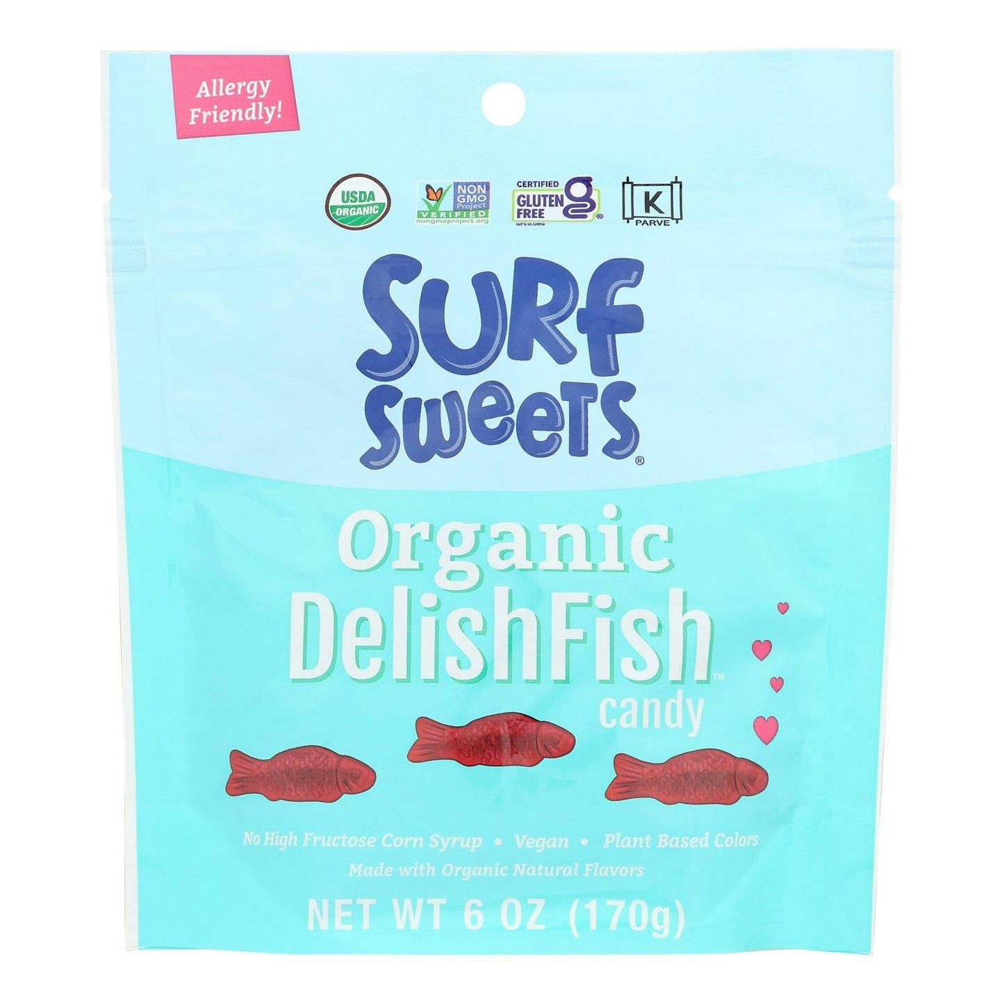 Surf Sweets - Candy Delishfish 6 oz (Pack of 8)