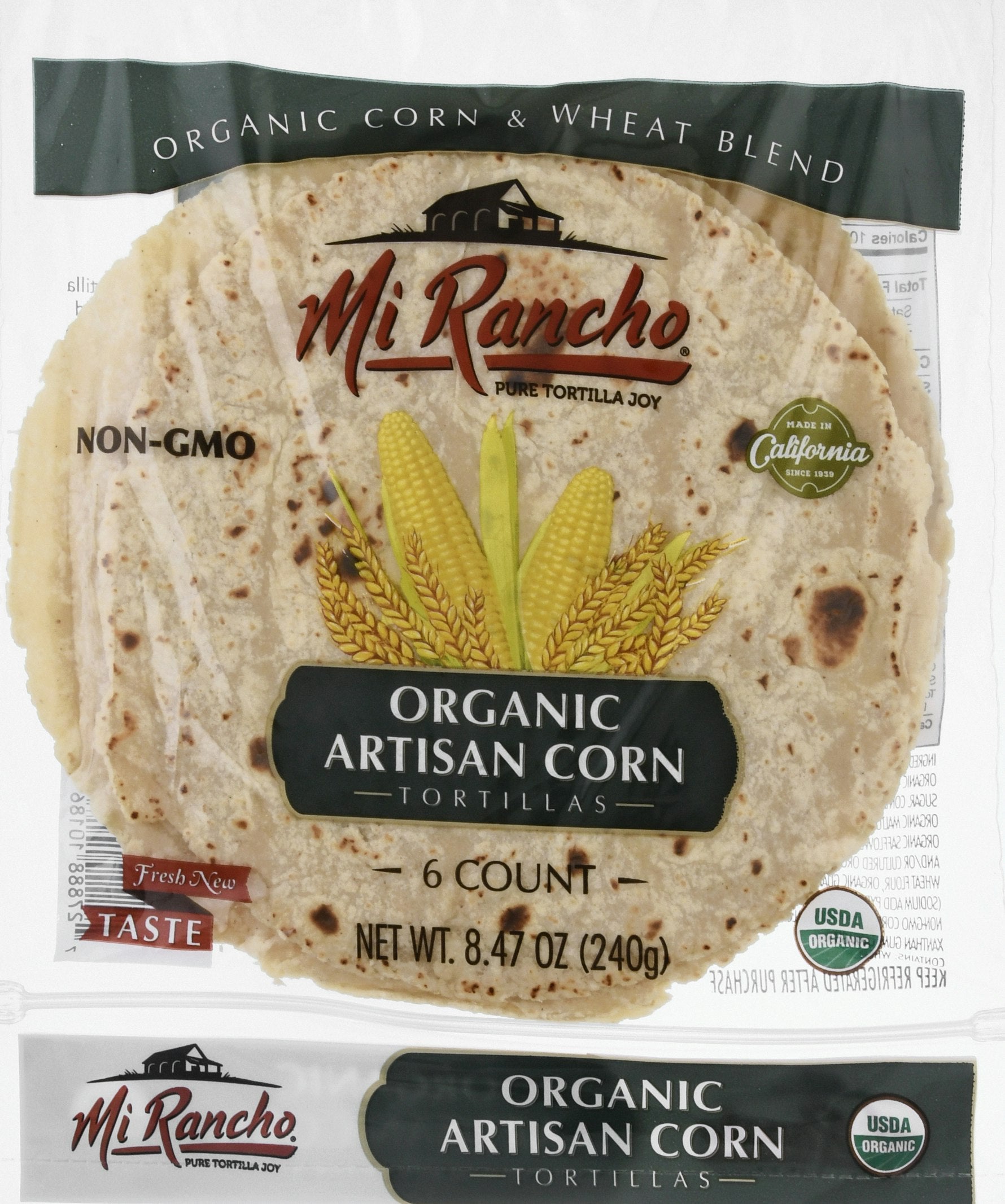 Mi Rancho Tortilla Artisn Corn 6Ct 8.47 Oz Pack of 10