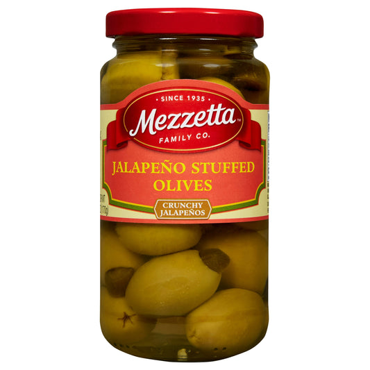 Mezzetta Olive Jalapeno Stuffed 6 Oz Pack of 6